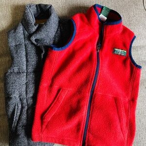 Boys vest lot LLBean